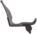 Frizzen, wax cast steel, as cast, temper after fitting